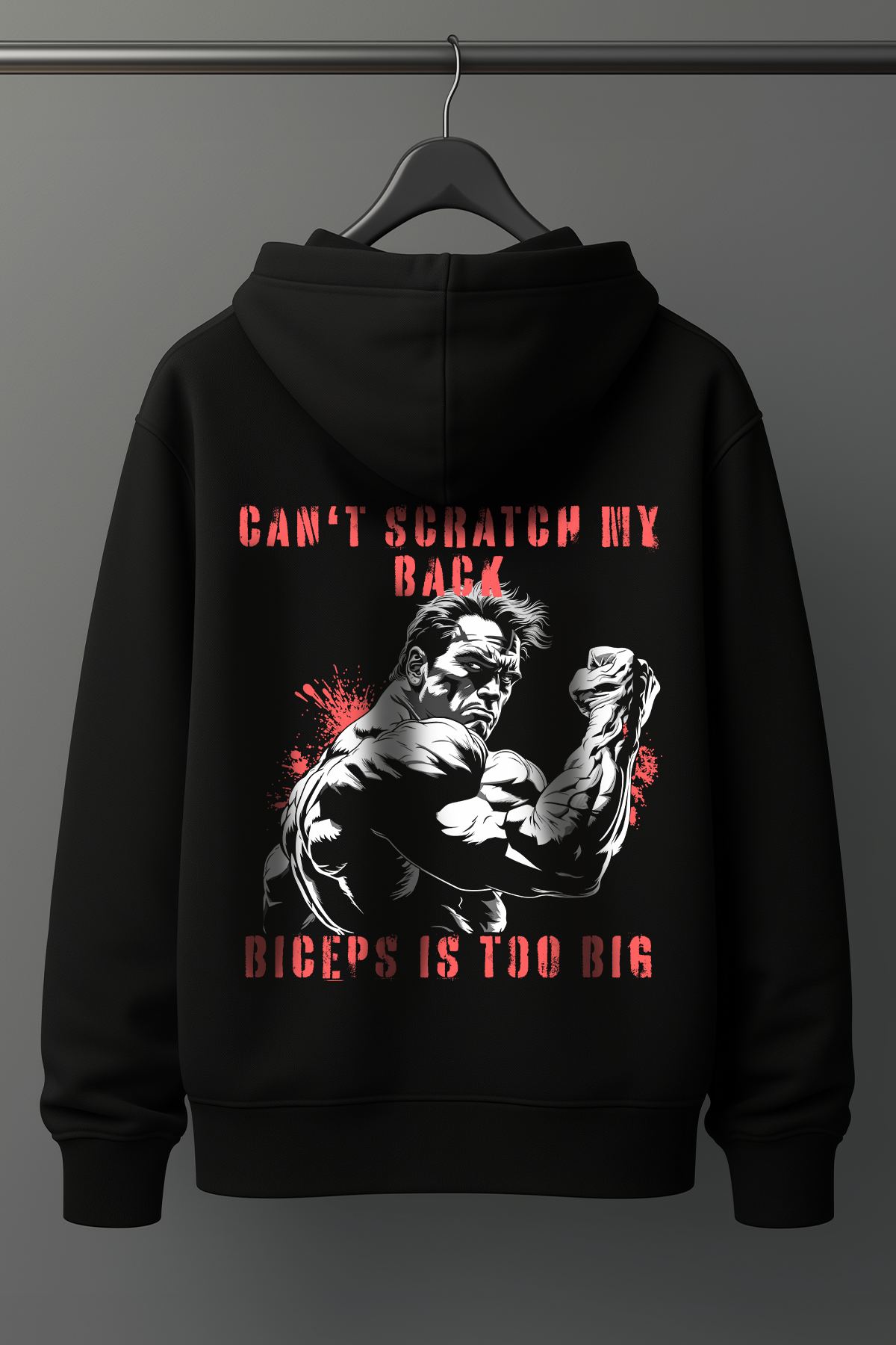 Der schwarze Oversized Hoodie ist ideale für alle, die Bodybuilding, Kraftsport und Fitness mit Leidenschaft leben. Der lockere Schnitt bietet maximale Bewegungsfreiheit, perfekt für Brusttraining, Kreuzheben, Schulter-Workouts oder Kniebeugen. Der Hoodie hält dich warm beim Aufwärmen und sorgt für Komfort nach intensiven Trainingseinheiten. Ein Must-Have für den echten Gym-Lifestyle. Der Hoodie ist robust, sportlich und gleichzeitig stylisch. Damit bist du im Gym und auf der Straße ein echter Hingucker.