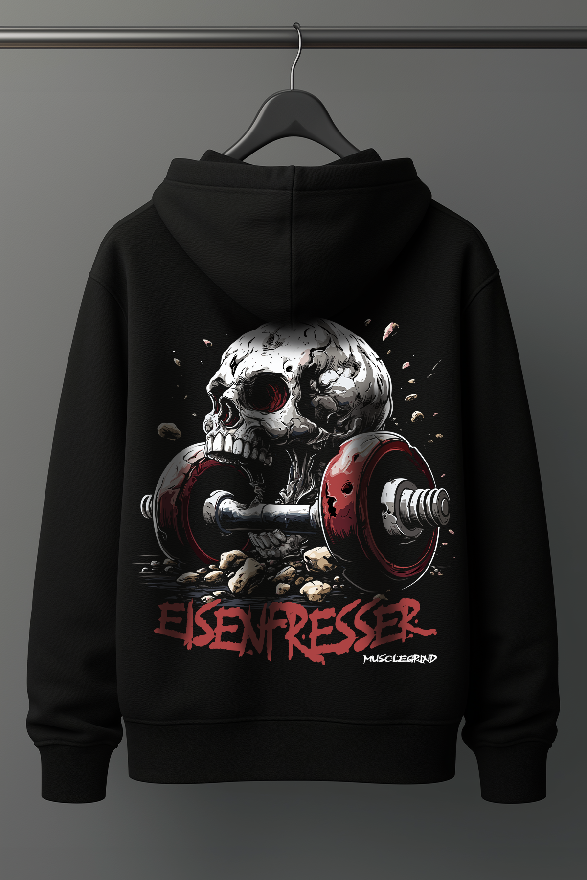 Der schwarze Oversized Hoodie ist ideale für alle, die Bodybuilding, Kraftsport und Fitness mit Leidenschaft leben. Der lockere Schnitt bietet maximale Bewegungsfreiheit, perfekt für Brusttraining, Kreuzheben, Schulter-Workouts oder Kniebeugen. Der Hoodie hält dich warm beim Aufwärmen und sorgt für Komfort nach intensiven Trainingseinheiten. Ein Must-Have für den echten Gym-Lifestyle. Der Hoodie ist robust, sportlich und gleichzeitig stylisch. Damit bist du im Gym und auf der Straße ein echter Hingucker.