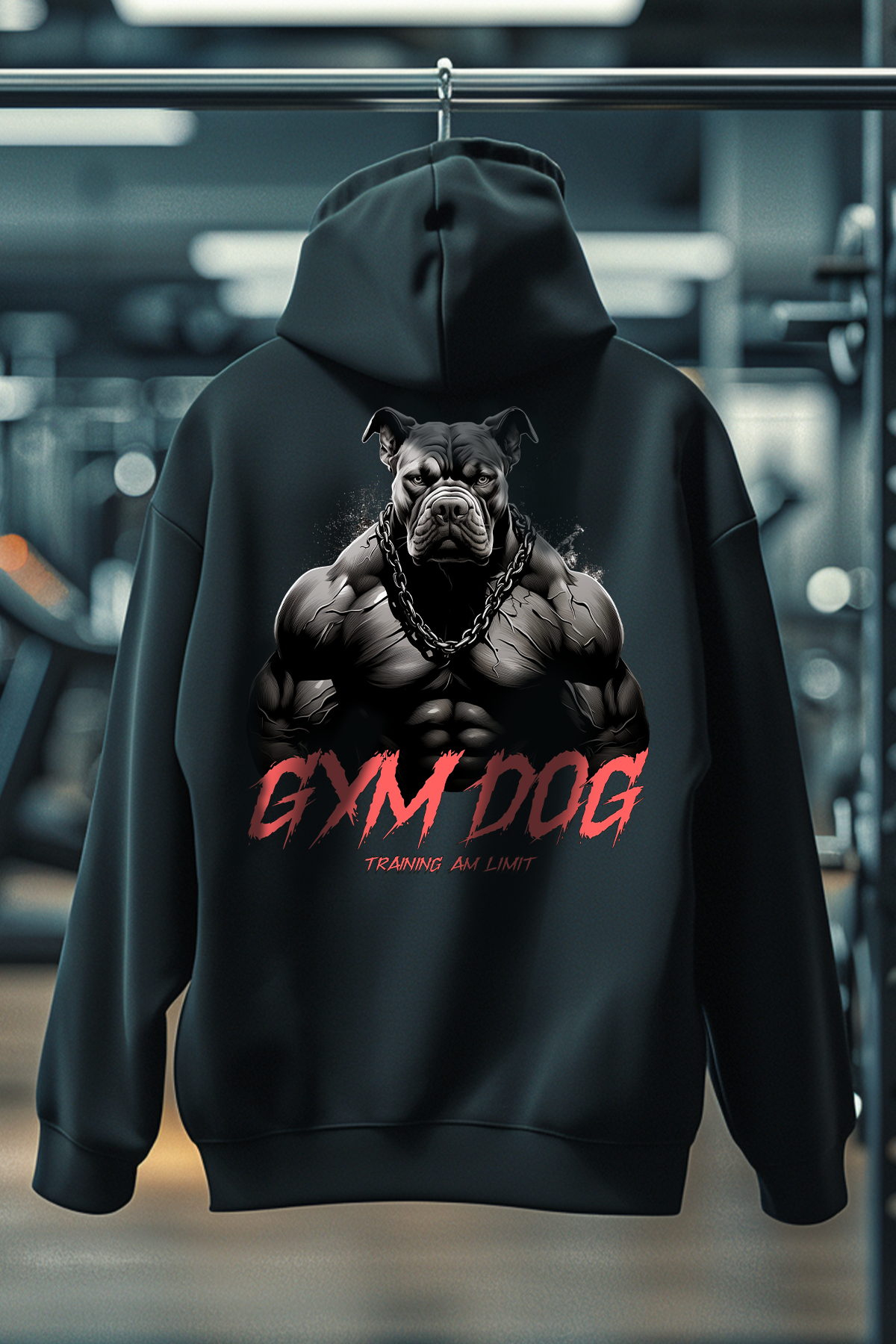 Oversized Hoodie in der Farbe schwarz. Der Oversized Hoodie ist in den Größen XS bis 4XL erhältlich. Der Stoff ist aus Heavy Cotton und hat ein Gewicht von 380 GSM. Er besteht aus 80% Baumwolle & 20% Polyester. Das ideale Hoodie für alle Bodybuilder und Kraftsportler. Wir verwenden eine Umweltfreundliche Verpackung.