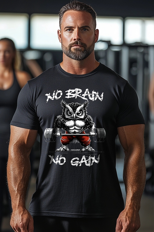 T-SHIRT in der Farbe schwarz. Das Shirt ist in den Größen XXS bis 5XL erhältlich. Der Stoff hat ein Gewicht von 180 GSM und ist aus 100 % gekämmter, ringgesponnener Bio-Baumwolle. Das ideale T-Shirt für alle Bodybuilder und Kraftspotler.