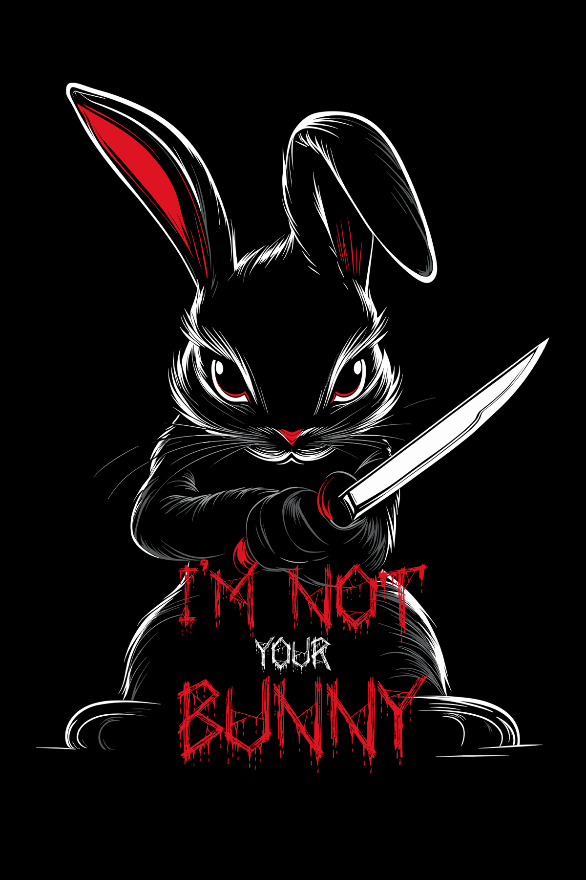 OVERSIZED HOODIE NOT YOUR BUNNY