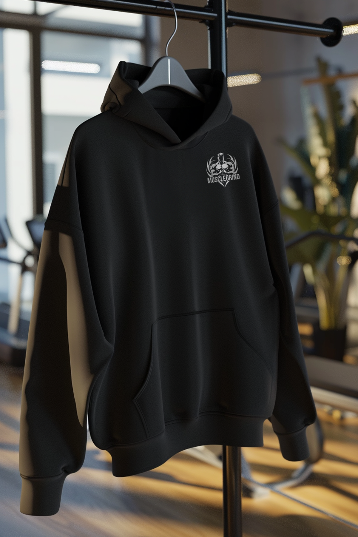 Oversized Hoodie in der Farbe schwarz. Der Oversized Hoodie ist in den Größen XS bis 4XL erhältlich. Der Stoff ist aus Heavy Cotton und hat ein Gewicht von 380 GSM. Er besteht aus 80% Baumwolle & 20% Polyester. Das ideale Hoodie für alle Bodybuilder und Kraftsportler. Wir verwenden eine Umweltfreundliche Verpackung.