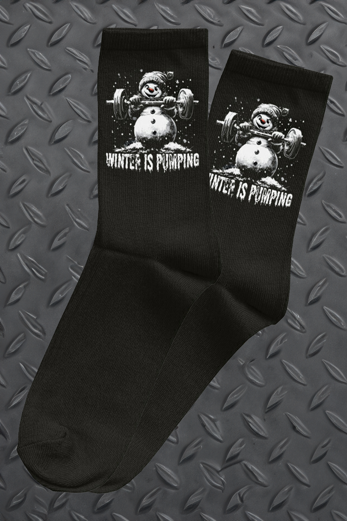 SOCKEN PUMPING SNOWMAN