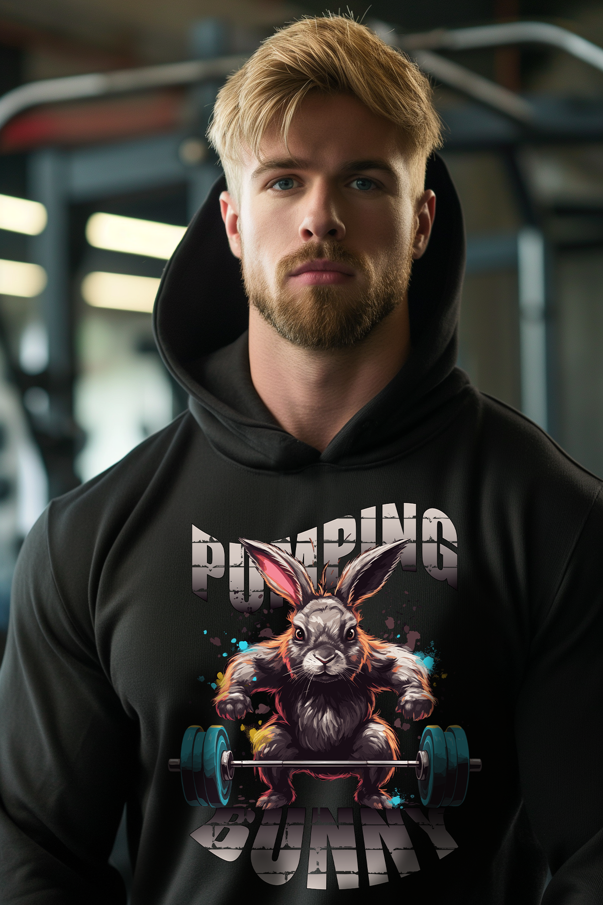 Hoodie in der Farbe Schwarz. Der Hoodie ist in den Größen S bis 4XL erhältlich. Der Stoff ist aus Heavy Cotton und hat ein Gewicht von 280 GSM. Er besteht aus 80 % Baumwolle und 20 % Polyester. Der ideale Hoodie für alle Bodybuilder und Kraftsportler. Wir verwenden eine umweltfreundliche Verpackung.