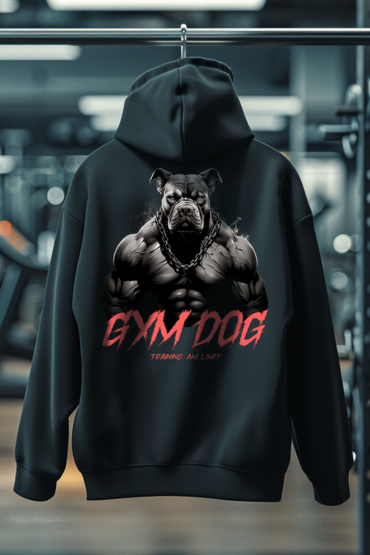 Oversized Hoodie in der Farbe schwarz. Der Oversized Hoodie ist in den Größen XS bis 4XL erhältlich. Der Stoff ist aus Heavy Cotton und hat ein Gewicht von 380 GSM. Er besteht aus 80% Baumwolle & 20% Polyester. Das ideale Hoodie für alle Bodybuilder und Kraftsportler. Wir verwenden eine Umweltfreundliche Verpackung.