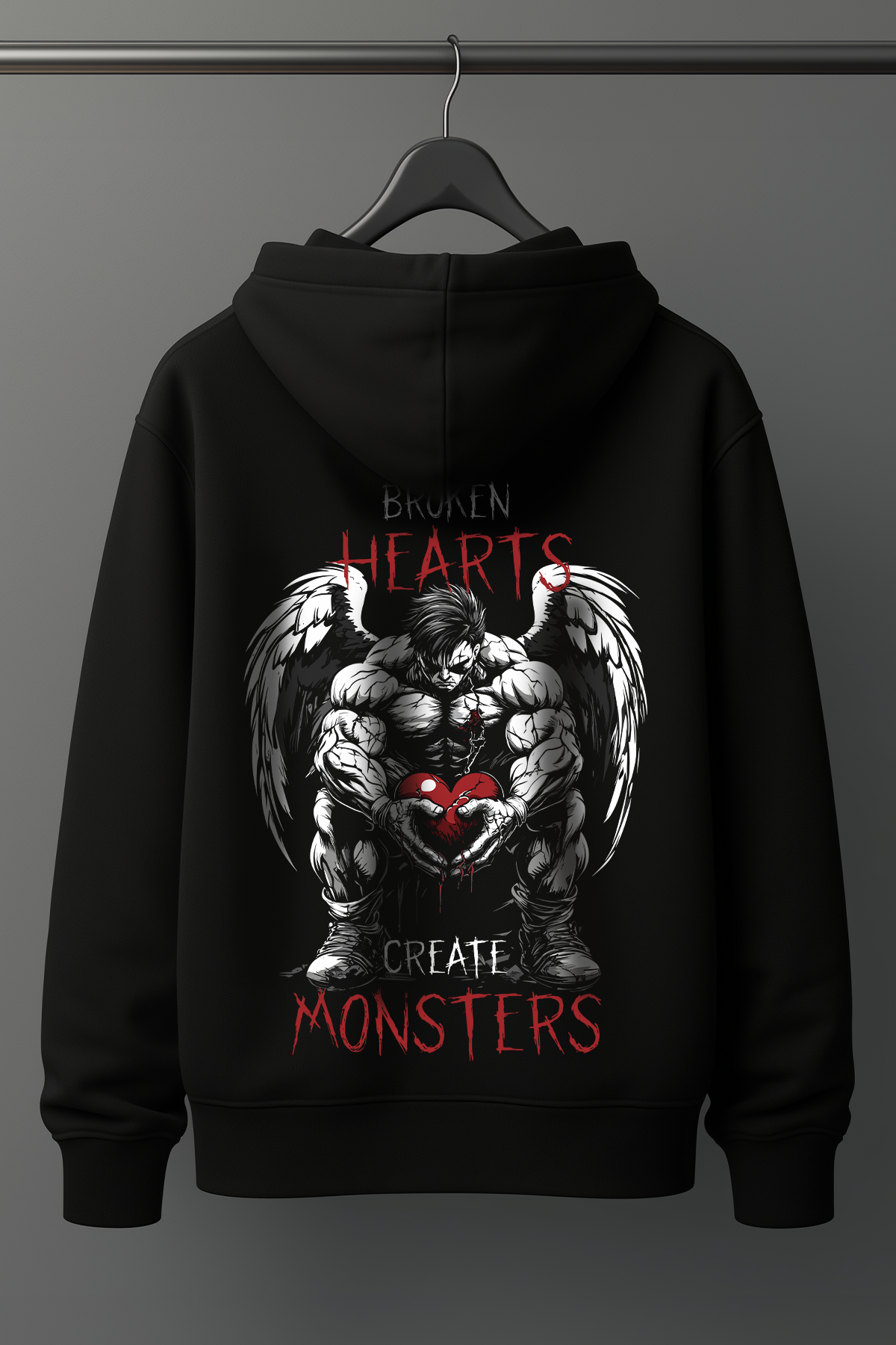 Der schwarze Oversized Hoodie ist ideale für alle, die Bodybuilding, Kraftsport und Fitness mit Leidenschaft leben. Der lockere Schnitt bietet maximale Bewegungsfreiheit, perfekt für Brusttraining, Kreuzheben, Schulter-Workouts oder Kniebeugen. Der Hoodie hält dich warm beim Aufwärmen und sorgt für Komfort nach intensiven Trainingseinheiten. Ein Must-Have für den echten Gym-Lifestyle. Der Hoodie ist robust, sportlich und gleichzeitig stylisch. Damit bist du im Gym und auf der Straße ein echter Hingucker.