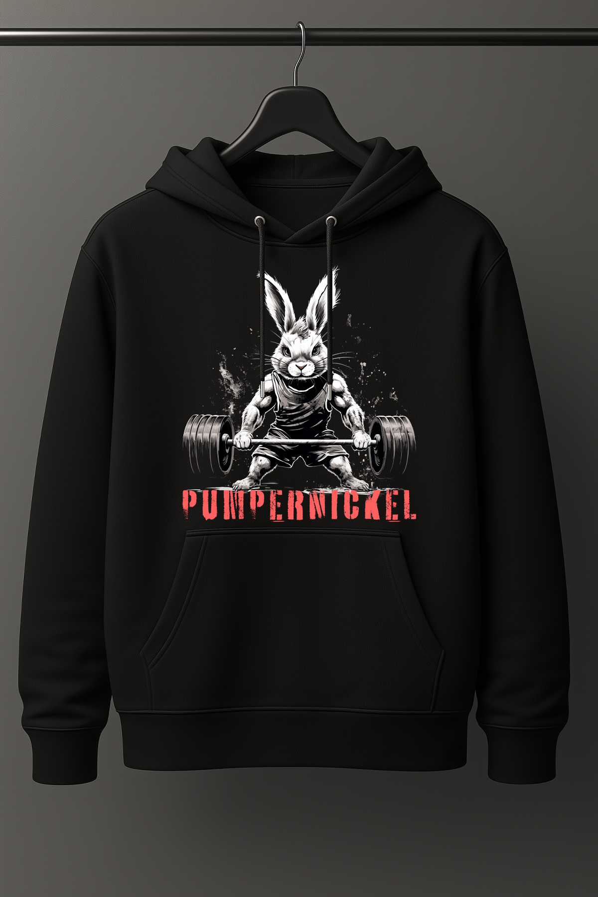 Hoodie in der Farbe schwarz. Der Hoodie ist in den Größen S bis 4XL erhältlich. Der Stoff ist aus Heavy Cotton und hat ein Gewicht von 280 GSM. Er besteht aus 80% Baumwolle und 20% Polyester. Der ideale Hoodie für alle Bodybuilder und Kraftsportler. Wir verwenden eine Umweltfreundliche Verpackung.