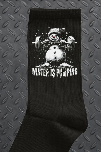 SOCKEN PUMPING SNOWMAN