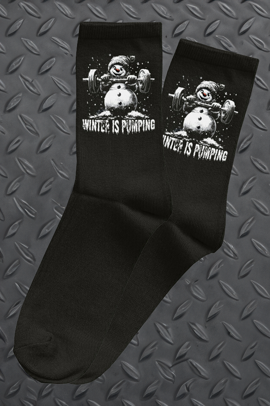 SOCKEN PUMPING SNOWMAN