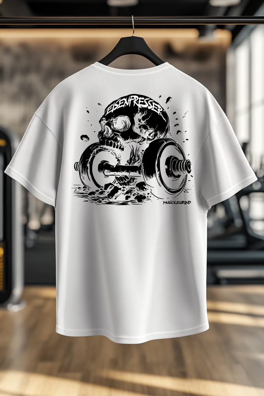 Die übergroßen Shirts in Premiumqualität für Bodybuilder. Das Oversized Shirt ist in den Größen XS bis 4XL erhältlich. Der Stoff ist aus schwerer Baumwolle und hat ein Gewicht von 240 GSM. Er besteht aus 100 % Baumwolle. Das ideale Shirt für alle Bodybuilder und Kraftsportler. Wir verwenden nur umweltfreundliche Verpackungen.