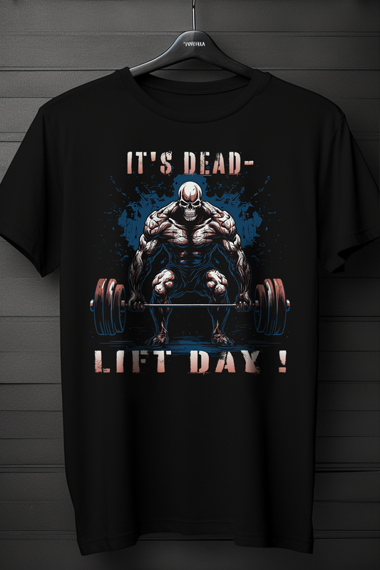 T-SHIRT in der Farbe schwarz. Das Shirt ist in den Größen XXS bis 5XL erhältlich. Der Stoff hat ein Gewicht von 180 GSM und ist aus 100 % gekämmter, ringgesponnener Bio-Baumwolle. Das ideale T-Shirt für alle Bodybuilder und Kraftspotler.