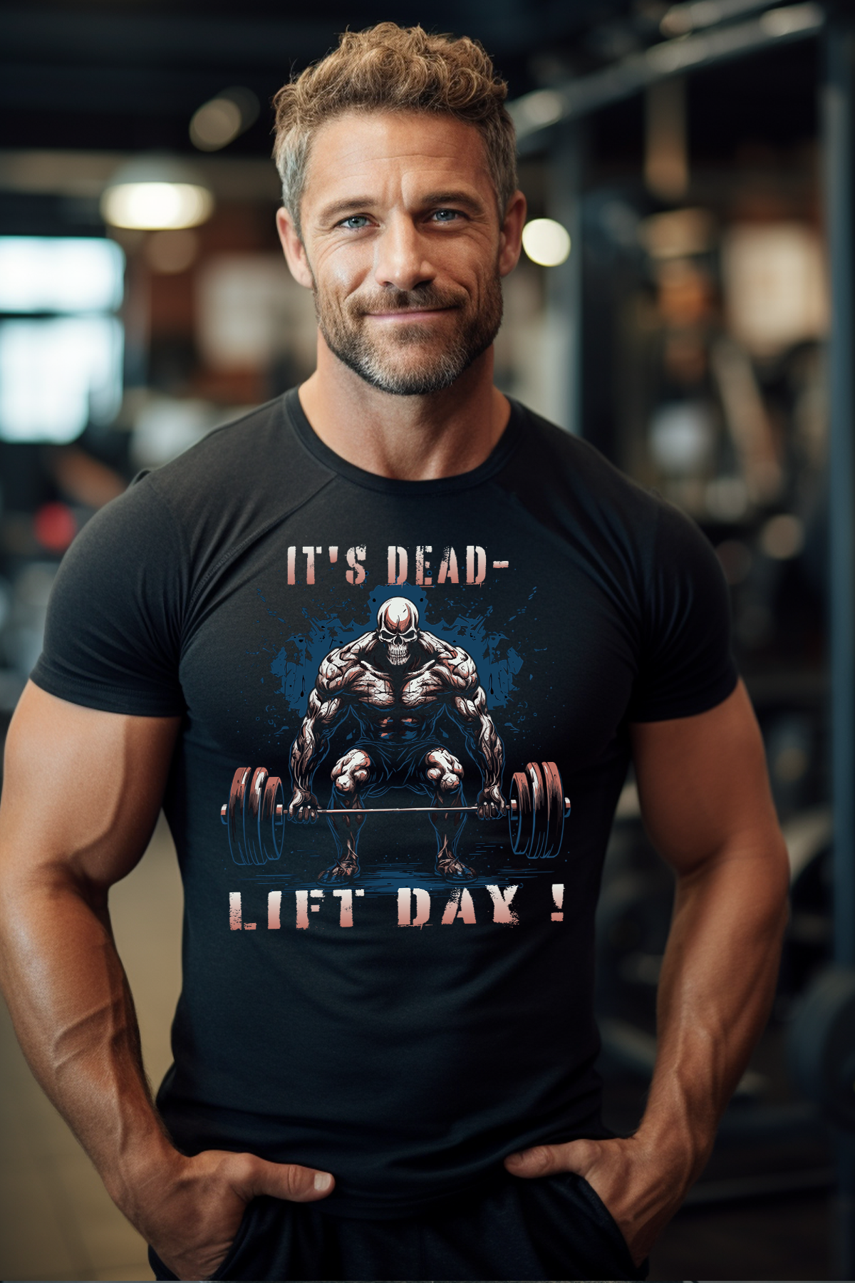 T-SHIRT in der Farbe schwarz. Das Shirt ist in den Größen XXS bis 5XL erhältlich. Der Stoff hat ein Gewicht von 180 GSM und ist aus 100 % gekämmter, ringgesponnener Bio-Baumwolle. Das ideale T-Shirt für alle Bodybuilder und Kraftspotler.
