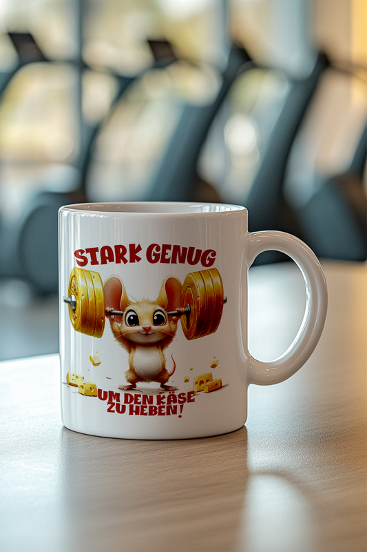 Die ultimative Power-Tasse für Kaffeegenuss und Muskelkraft! Tauchen Sie ein in die Welt des reinen Kaffeegenusses und stärken Sie Ihre Morgenroutine mit unserer exklusiven Power-Tasse – entworfen für wahre Kaffee-Liebhaber, Bodybuilder und Kraftsportler!Genießen Sie Ihren Kaffee in einer Tasse, der perfekt in Ihre Hand passt. Mit einer großzügigen Füllmenge bietet unsere Tasse genügend Platz für Ihren Lieblingskaffee, sei es Espresso, Latte oder einen kräftigen Americano – der perfekte Kickstarter für Ihre